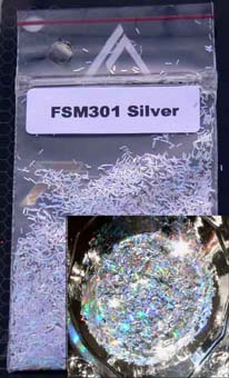 GPI FLAKES SILVER( MEDIUM) 4OZ - KCFSM301 